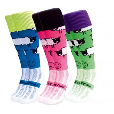 Wacky Limited Animal Antics 3 Pair Saver Pack Knee Length Sport Socks