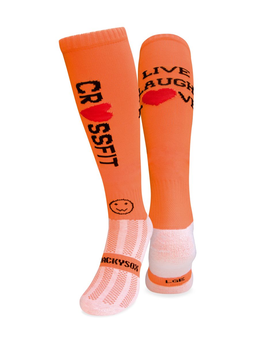 Wacky Limited Live Love Laugh Knee Length Fitness Socks Wackysox 