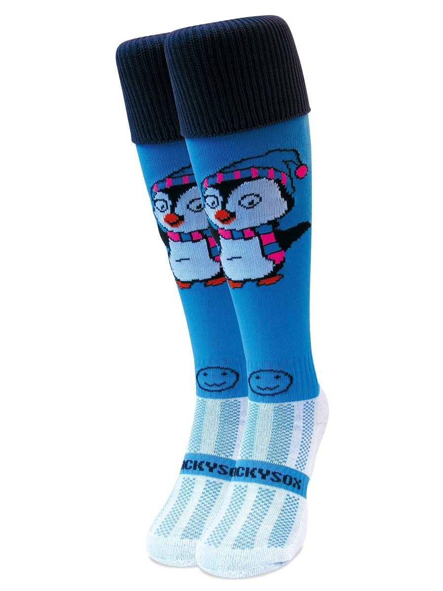 Wacky Limited Playful Penguin Knee Length Sport Socks Wackysox 