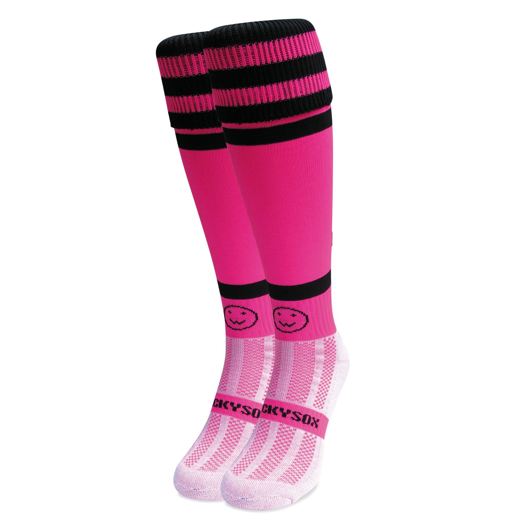 Wacky Limited Go Hard Or Go Home Vivid Pink Knee Length Sport Socks Wackysox 